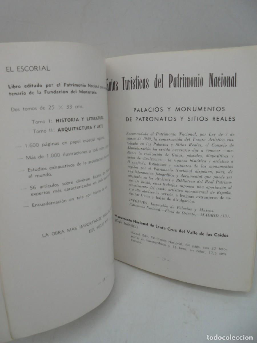 Libros de segunda mano: CATALOGO. EDITORIAL PATRIMONIO NACIONAL. 1964. - Foto 3