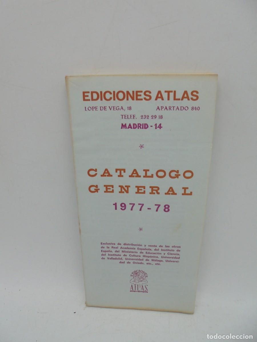 Libros de segunda mano: CATALOGO GENERAL. EDICIONES ATLAS. 1977-78. - Foto 1