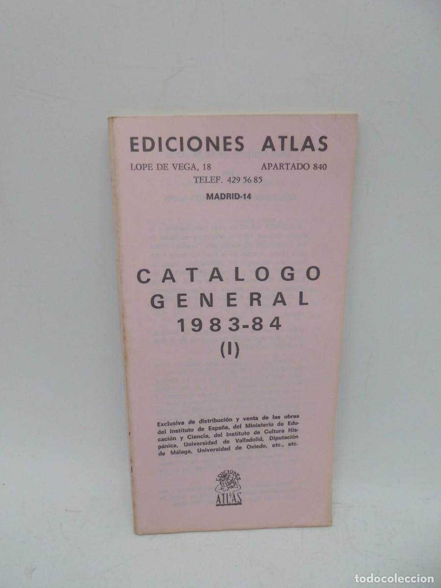 Libros de segunda mano: CATALOGO GENERAL. EDICIONES ATLAS. 1983-84. - Foto 1