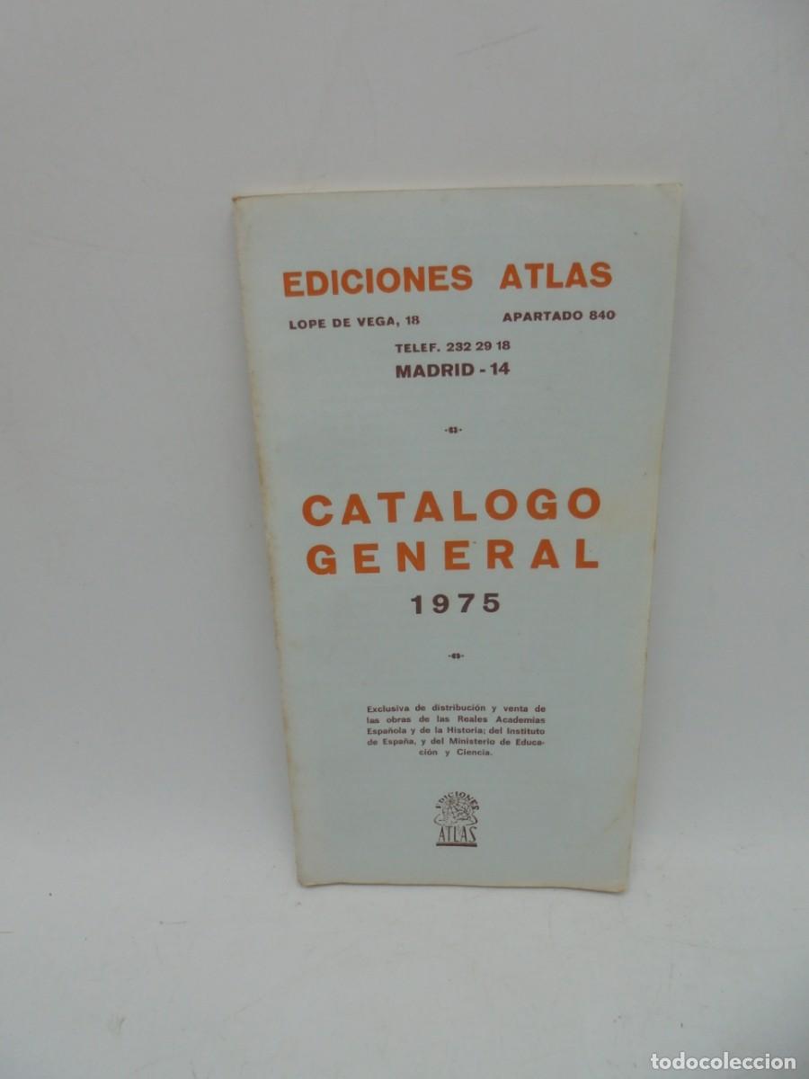 Libros de segunda mano: CATALOGO GENERAL. EDICIONES ATLAS. 1975. - Foto 1