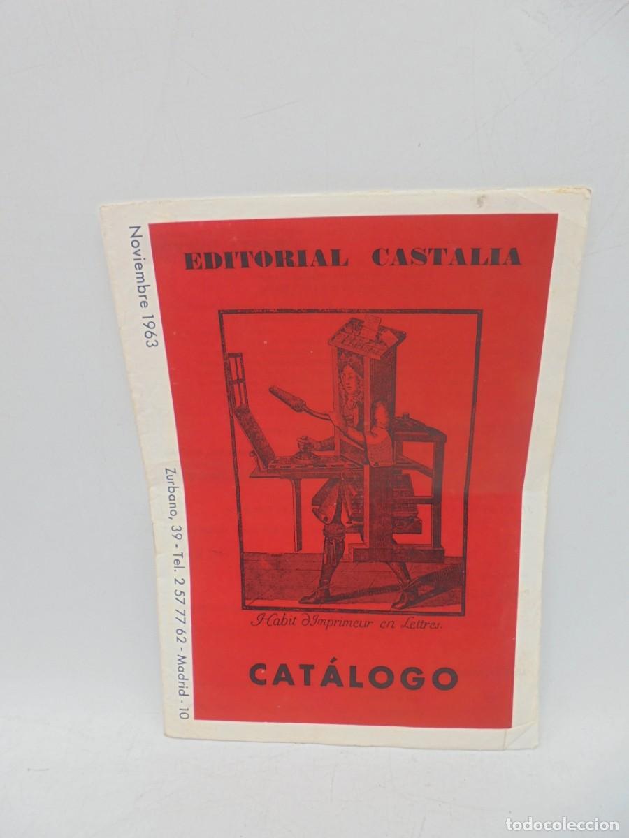 Libros de segunda mano: CATALOGO. EDITORIAL CASTALIA. NOVIEMBRE 1963. - Foto 1