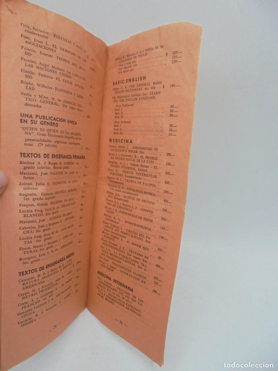 Libros de segunda mano: CATALOGO. EDICIONES KRAFT. LISTA DE PRECIOS. ENERO 1962. - Foto 3