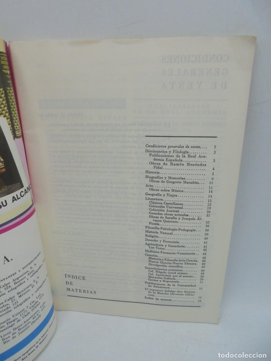 Libros de segunda mano: CATALOGO GENERAL. ESPASA-CALPE. 1970. - Foto 2