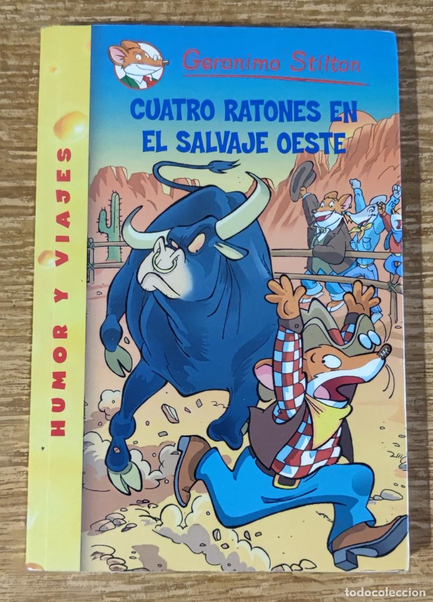 Libros de segunda mano: Libro - Cuatro ratones en el salvaje Oeste (2015) Geronimo Stilton - Foto 1