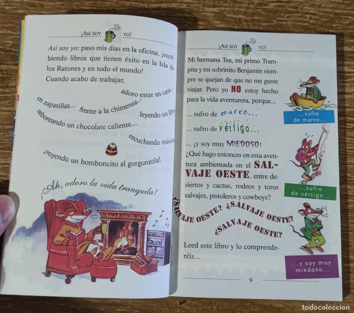 Libros de segunda mano: Libro - Cuatro ratones en el salvaje Oeste (2015) Geronimo Stilton - Foto 2