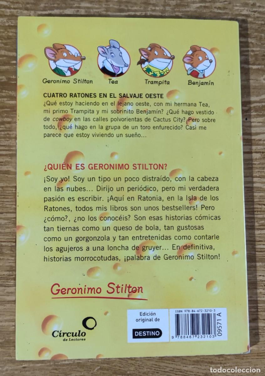 Libros de segunda mano: Libro - Cuatro ratones en el salvaje Oeste (2015) Geronimo Stilton - Foto 4
