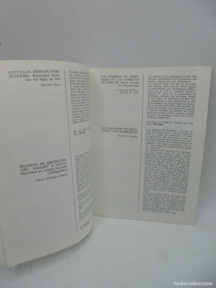 Libros de segunda mano: CATALOGO. EDITORIAL CASTALIA. 1965. - Foto 3