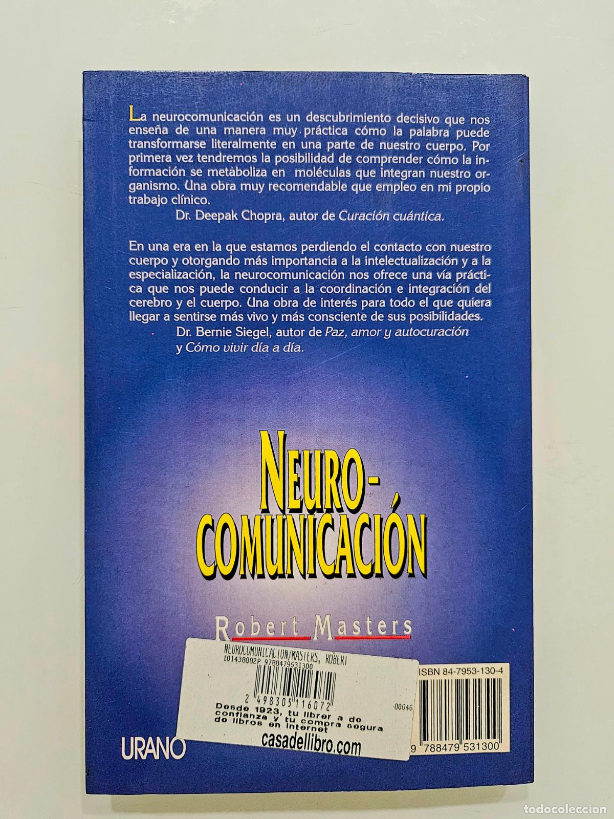 Libros de segunda mano: Neuro-comunicaci&oacute;n | Masters, Roberts | Ediciones Urano, 1996 - Foto 7