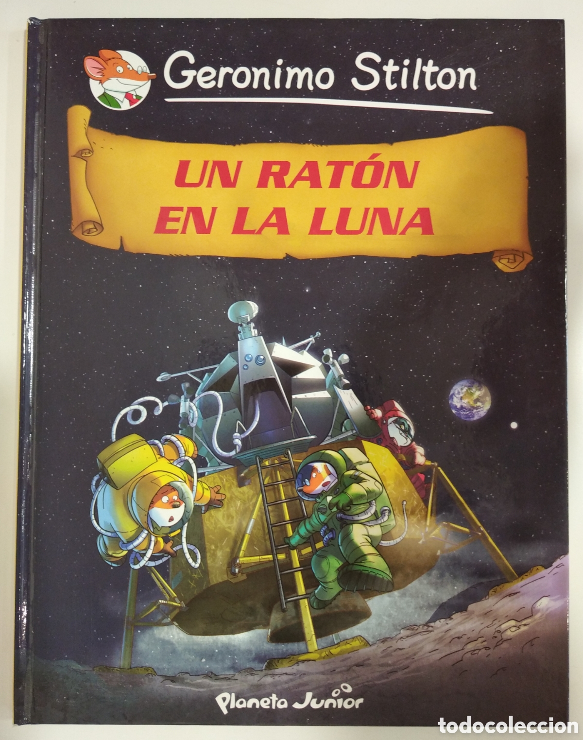 Libros de segunda mano: UN RAT&Oacute;N EN LA LUNA- GERONIMO STILTON - Foto 1