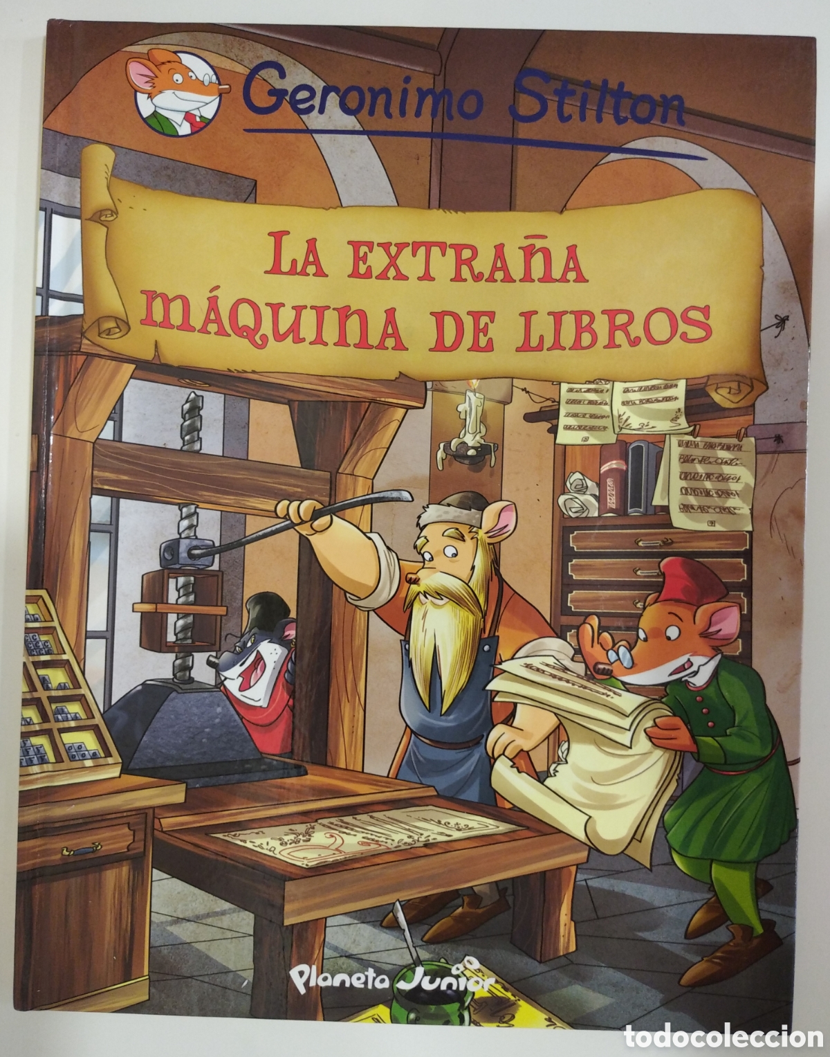 Libros de segunda mano: LA EXTRA&Ntilde;A M&Aacute;QUINA DE LIBROS- GERONIMO STILTON - Foto 1