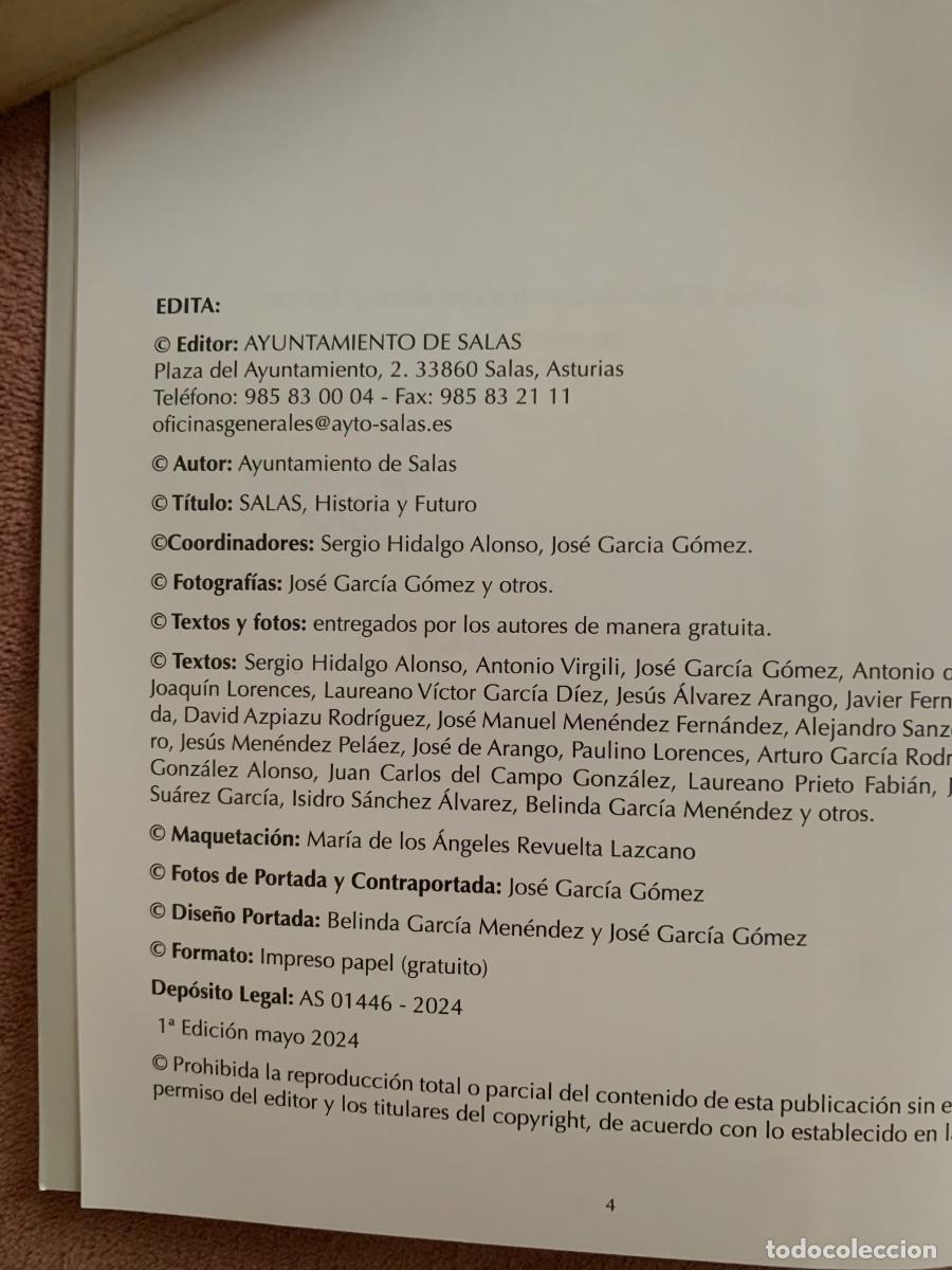 Libros de segunda mano: Salas: Historia y futuro - Foto 3