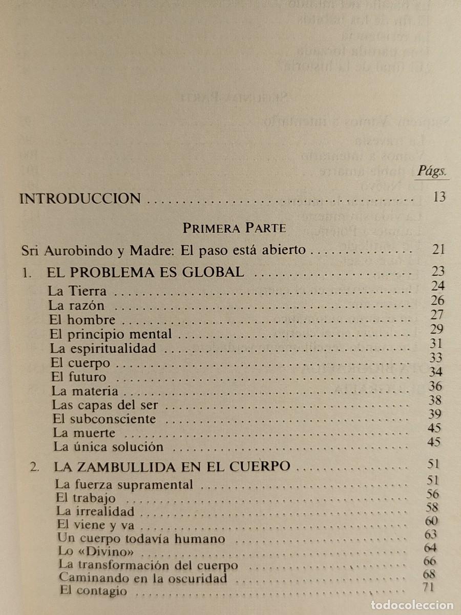 Libros de segunda mano: 1989. El nuevo ser. Satprem-Luc Venet. - Foto 3