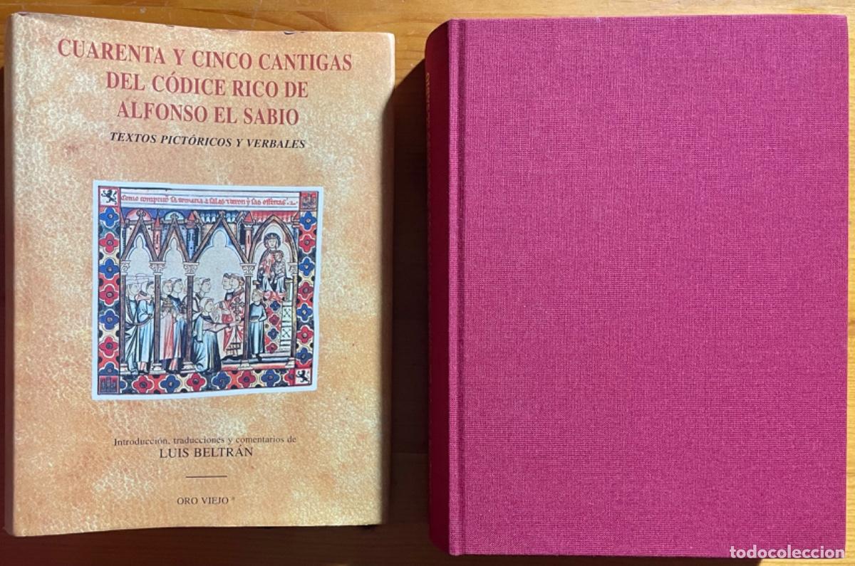 Libros de segunda mano: CUARENTA Y CINCO CANTIGAS CODICE RICO ALFONSO EL SABIO - LUIS BELTRAN 1997 - Foto 1