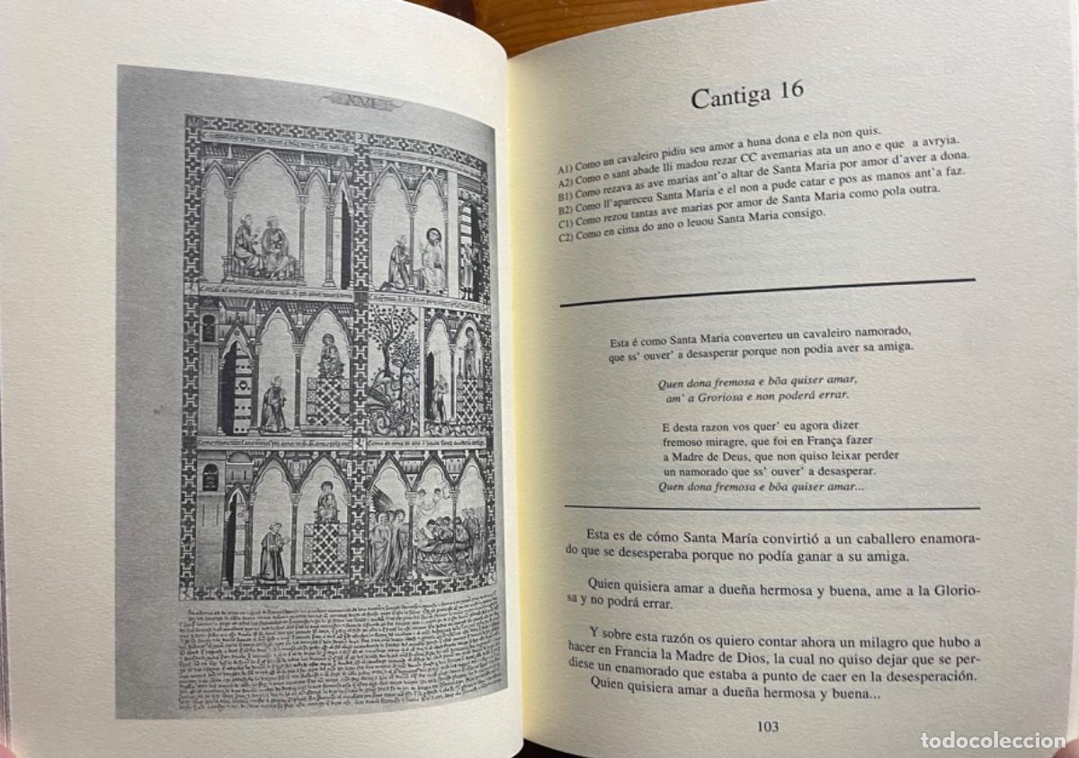 Libros de segunda mano: CUARENTA Y CINCO CANTIGAS CODICE RICO ALFONSO EL SABIO - LUIS BELTRAN 1997 - Foto 5