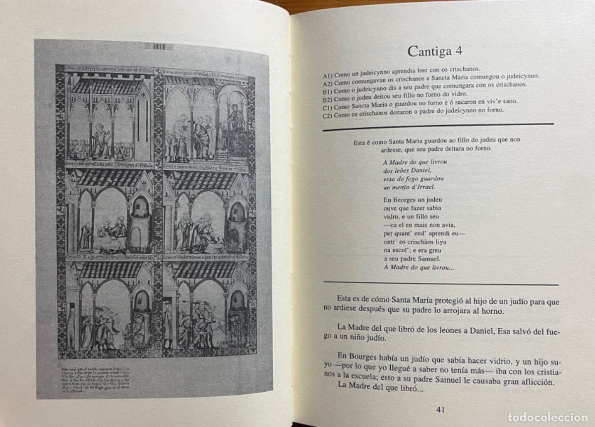 Libros de segunda mano: CUARENTA Y CINCO CANTIGAS CODICE RICO ALFONSO EL SABIO - LUIS BELTRAN 1997 - Foto 6