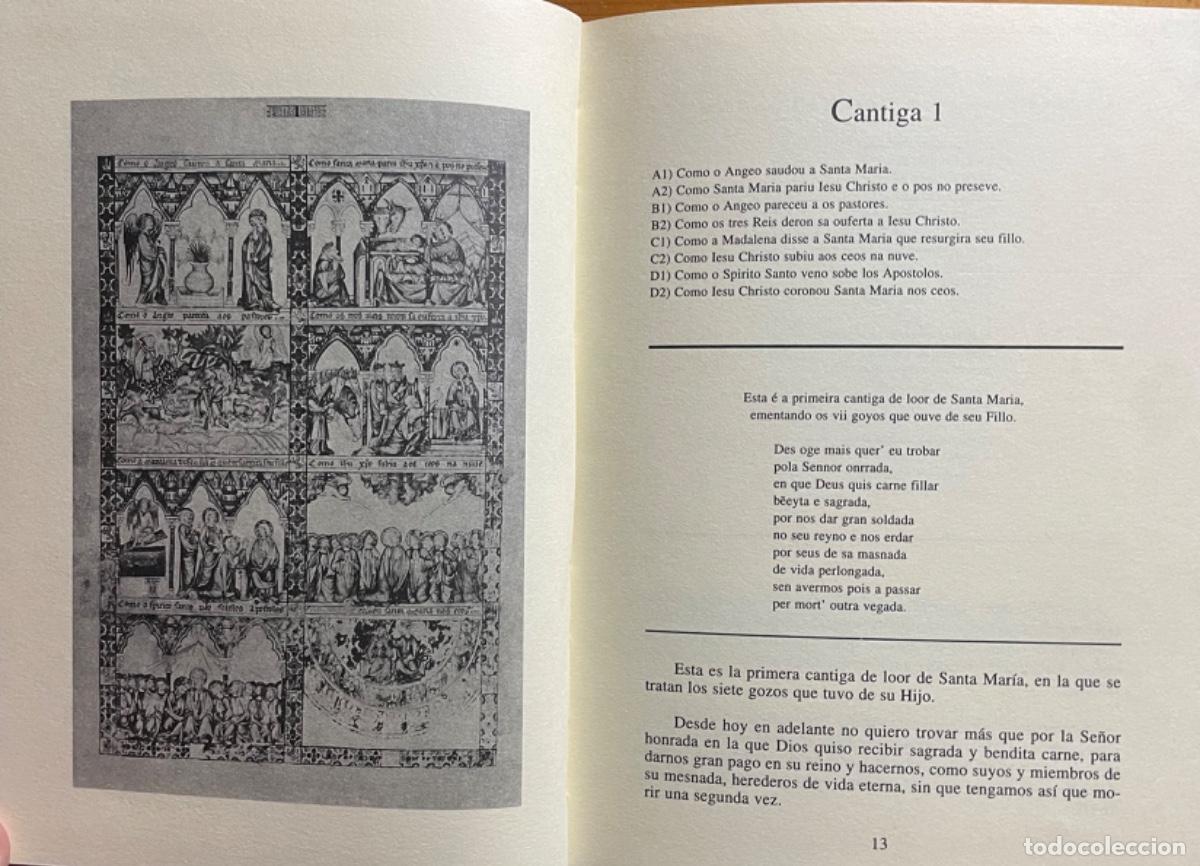 Libros de segunda mano: CUARENTA Y CINCO CANTIGAS CODICE RICO ALFONSO EL SABIO - LUIS BELTRAN 1997 - Foto 7