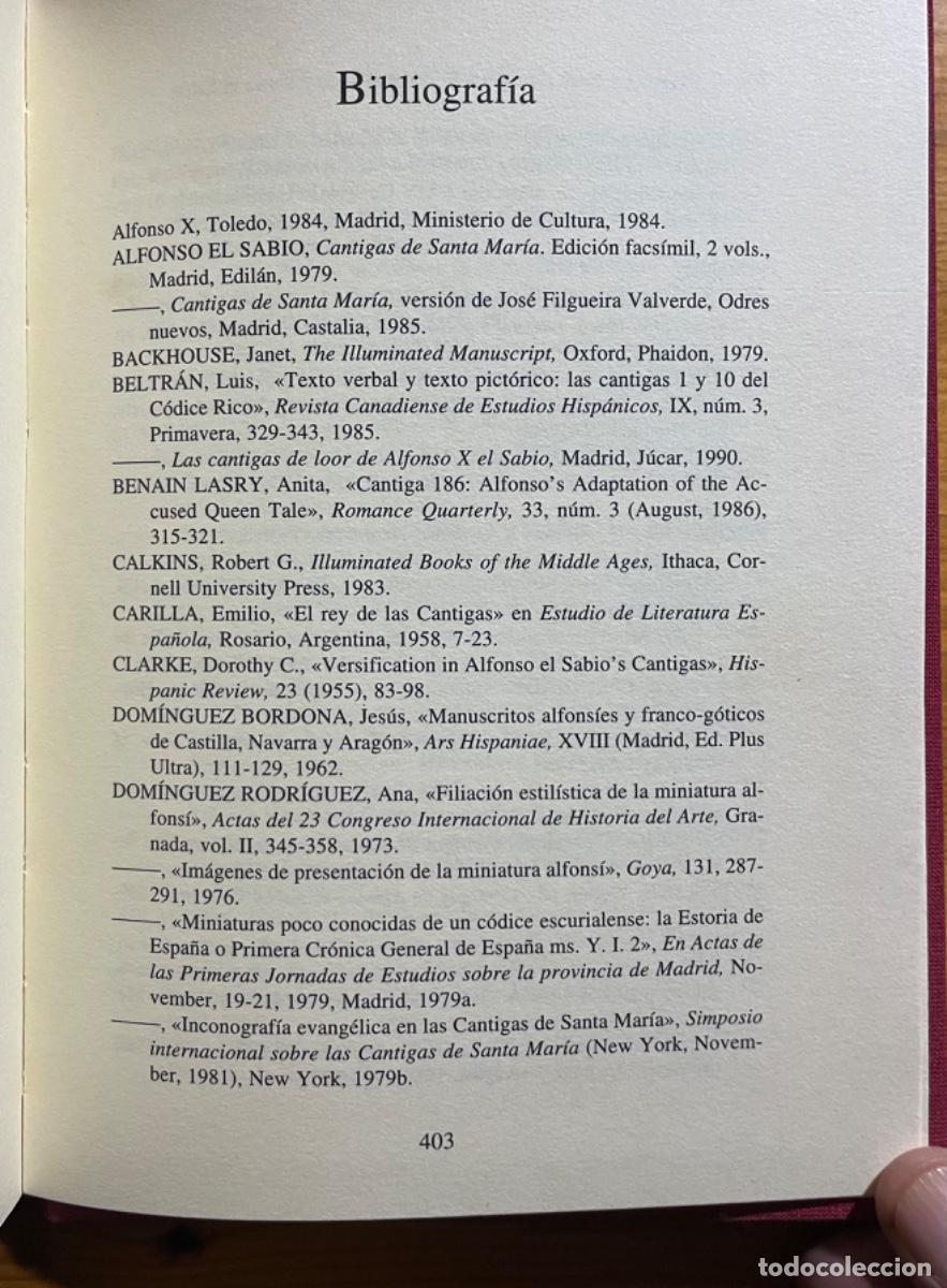 Libros de segunda mano: CUARENTA Y CINCO CANTIGAS CODICE RICO ALFONSO EL SABIO - LUIS BELTRAN 1997 - Foto 11