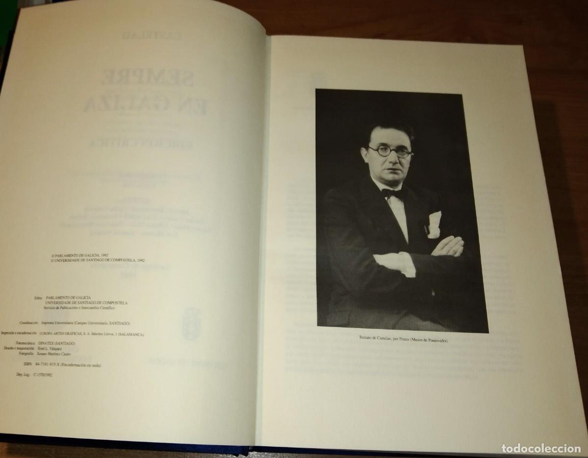 Libros de segunda mano: CASTELAO - SEMPRE EN GALIZA [EDICI&Oacute;N CR&Iacute;TICA] - Foto 3