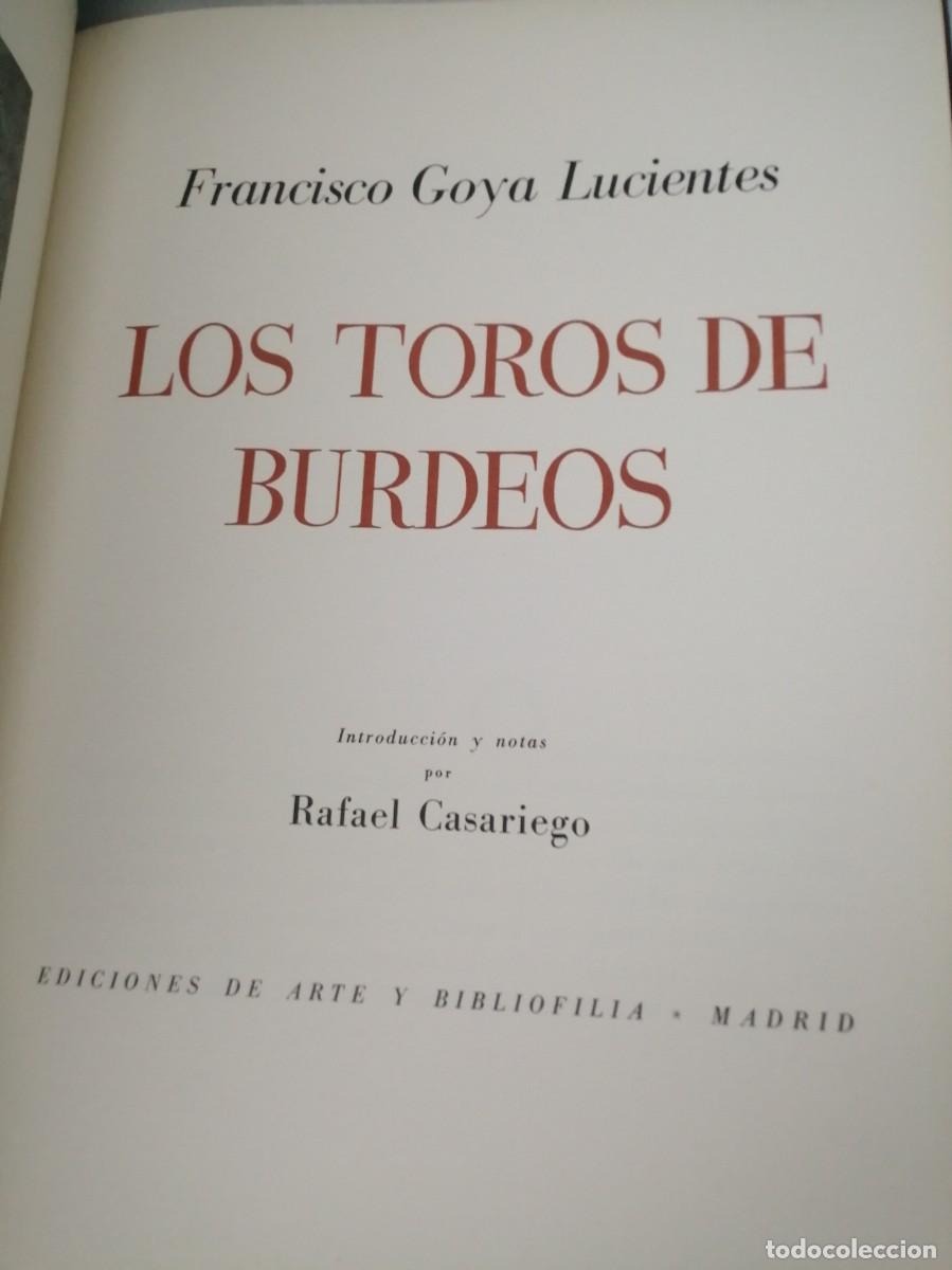 Libros de segunda mano: Los Toros de Burdeos (Ediciones de Arte y Bibliofilia 1966) - Foto 3