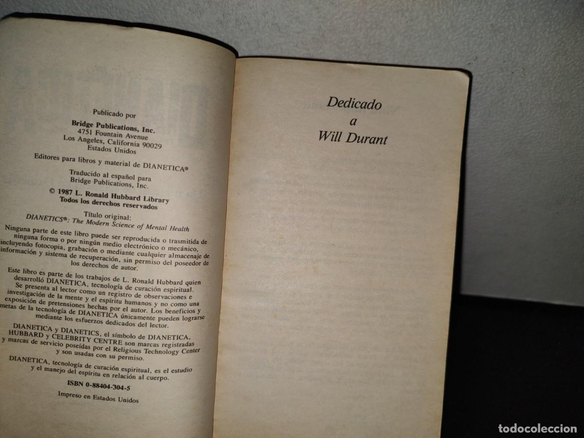 Libros de segunda mano: 118- DIAN&Eacute;TICA - L. RONALD HUBBARD - 1987 - Foto 7