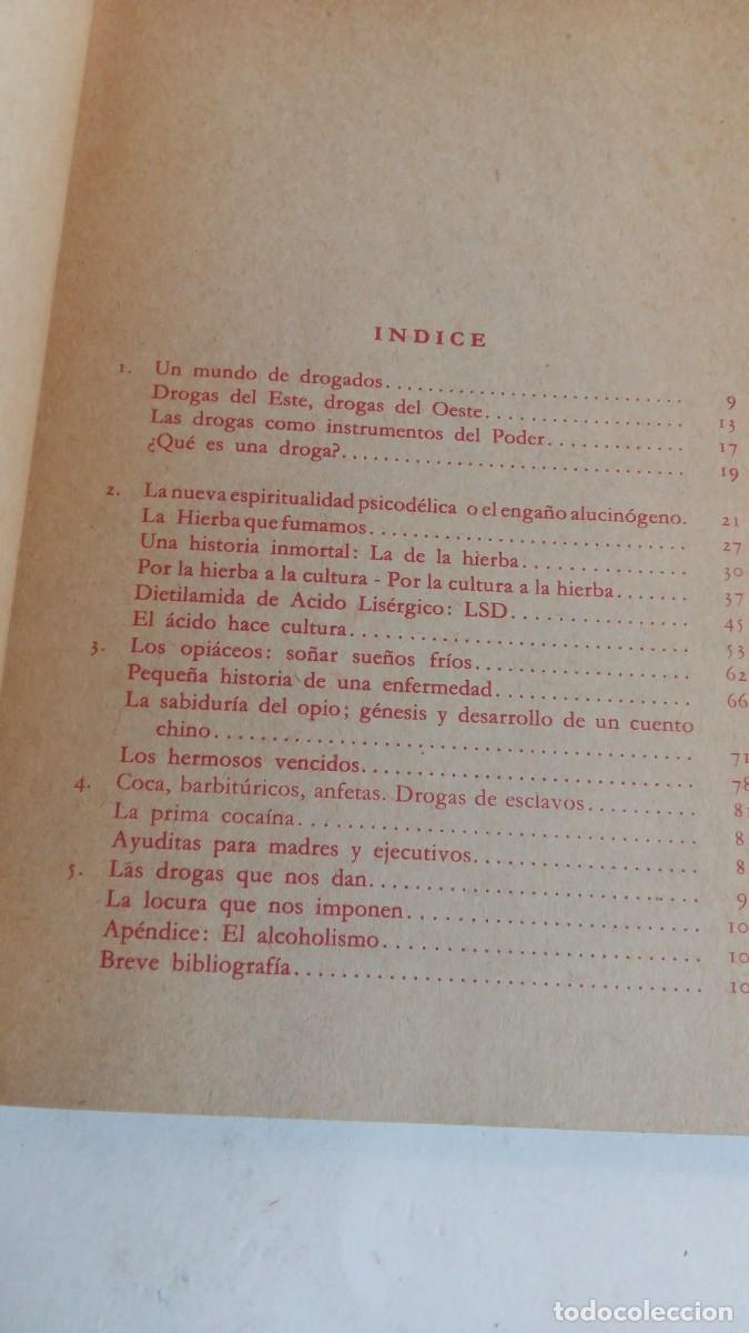 Libros de segunda mano: De que Van las Drogas, Eduardo Haro Ibars, Ediciones La Piqueta - Foto 5
