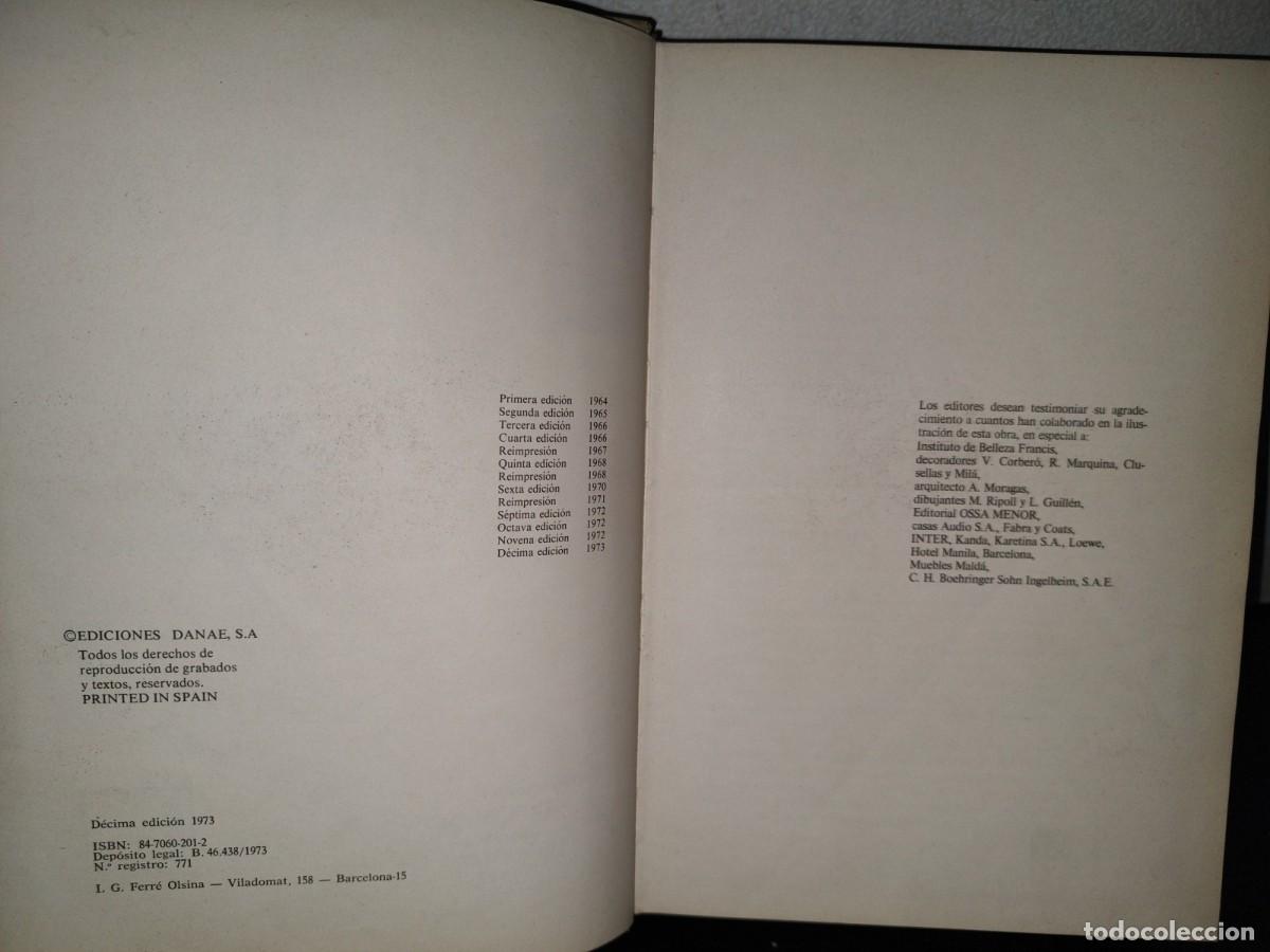 Libros de segunda mano: 120- BIBLIOTECA DANAE DEL HOGAR. EL LIBRO DE LA MUJER - EDICIONES DANAE 1973 - Foto 6