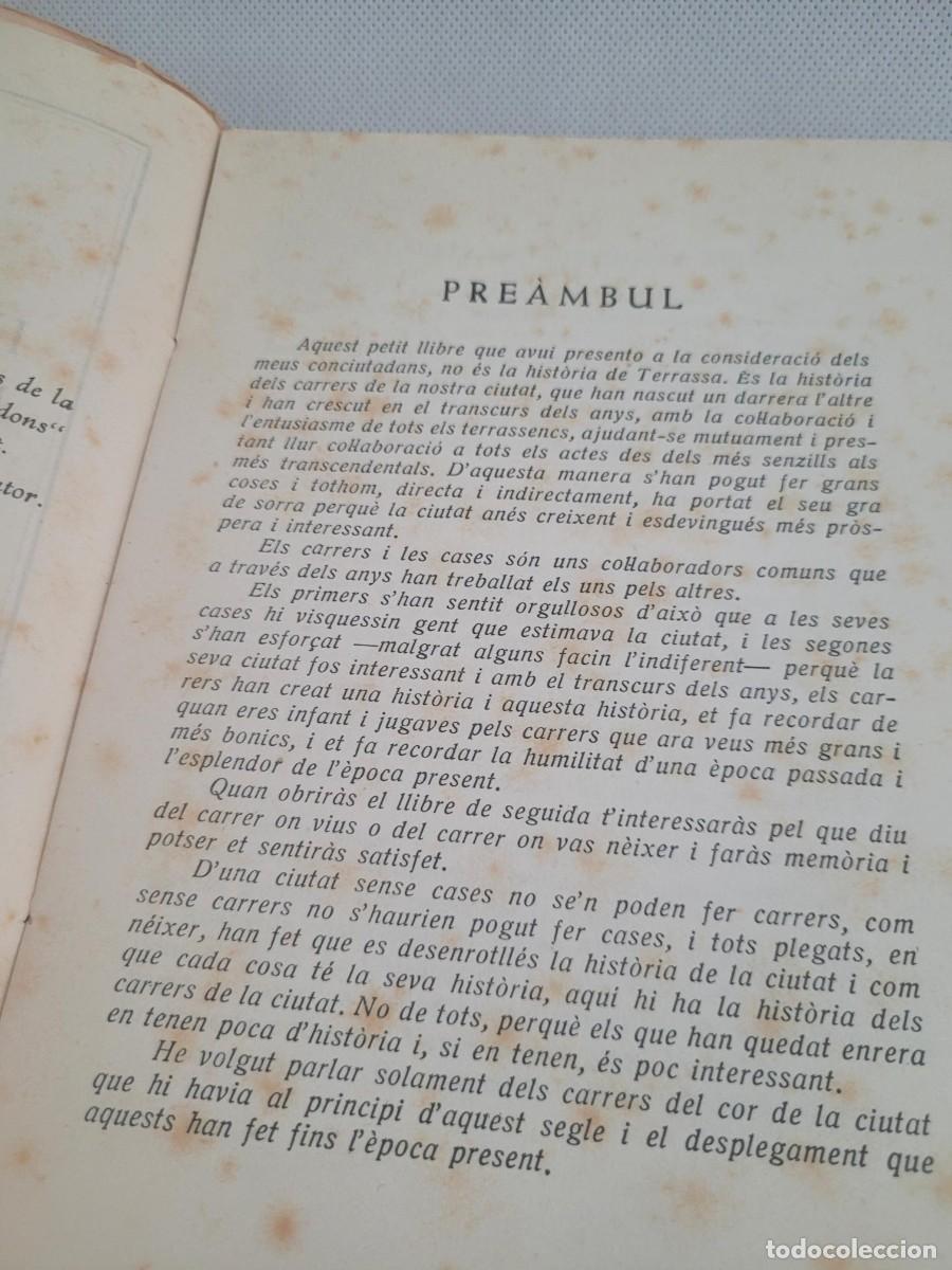 Libros de segunda mano: Els carrers de Terrassa lany 1900 - Baltasar Rag&oacute;n - Foto 3
