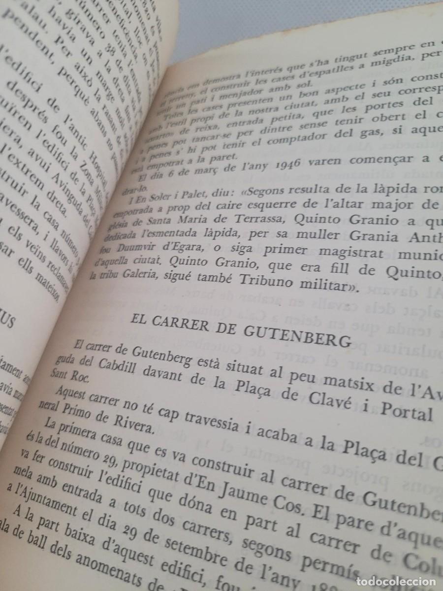 Libros de segunda mano: Els carrers de Terrassa lany 1900 - Baltasar Rag&oacute;n - Foto 7