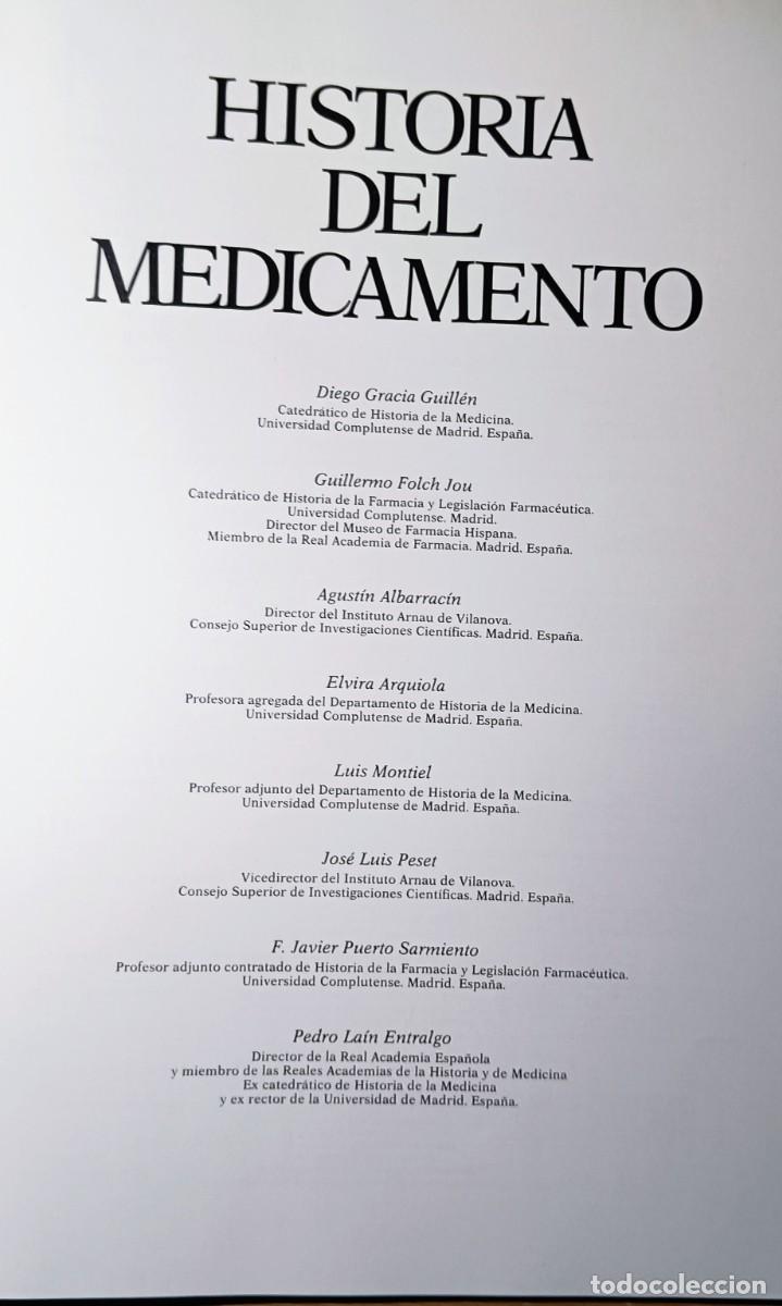 Libros de segunda mano: LIBROS HISTORIA DEL MEDICAMENTO - Foto 4