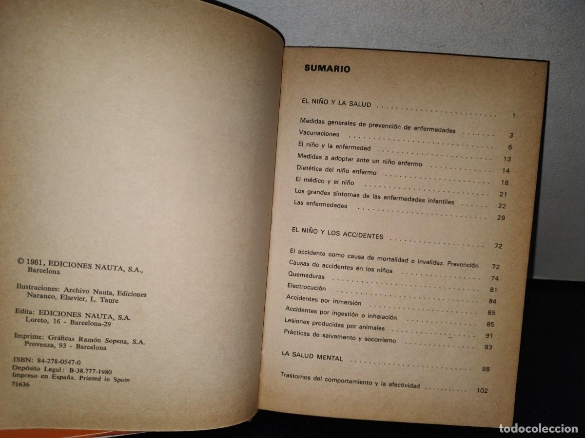 Libros de segunda mano: 120- LA SALUD DE LOS HIJOS. EDICIONES NAUTA - 1981 - Foto 4