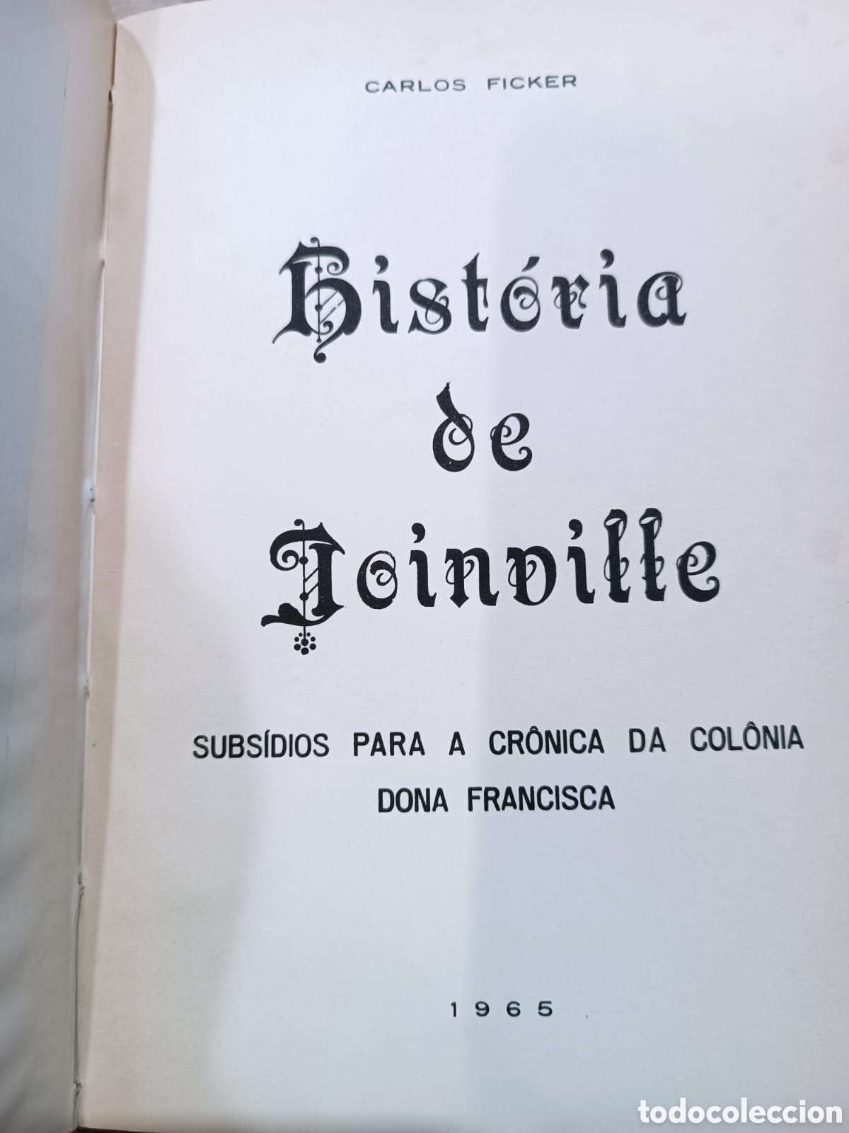 Libros de segunda mano: Historia de Joinville, Carlos Ficker - Foto 2