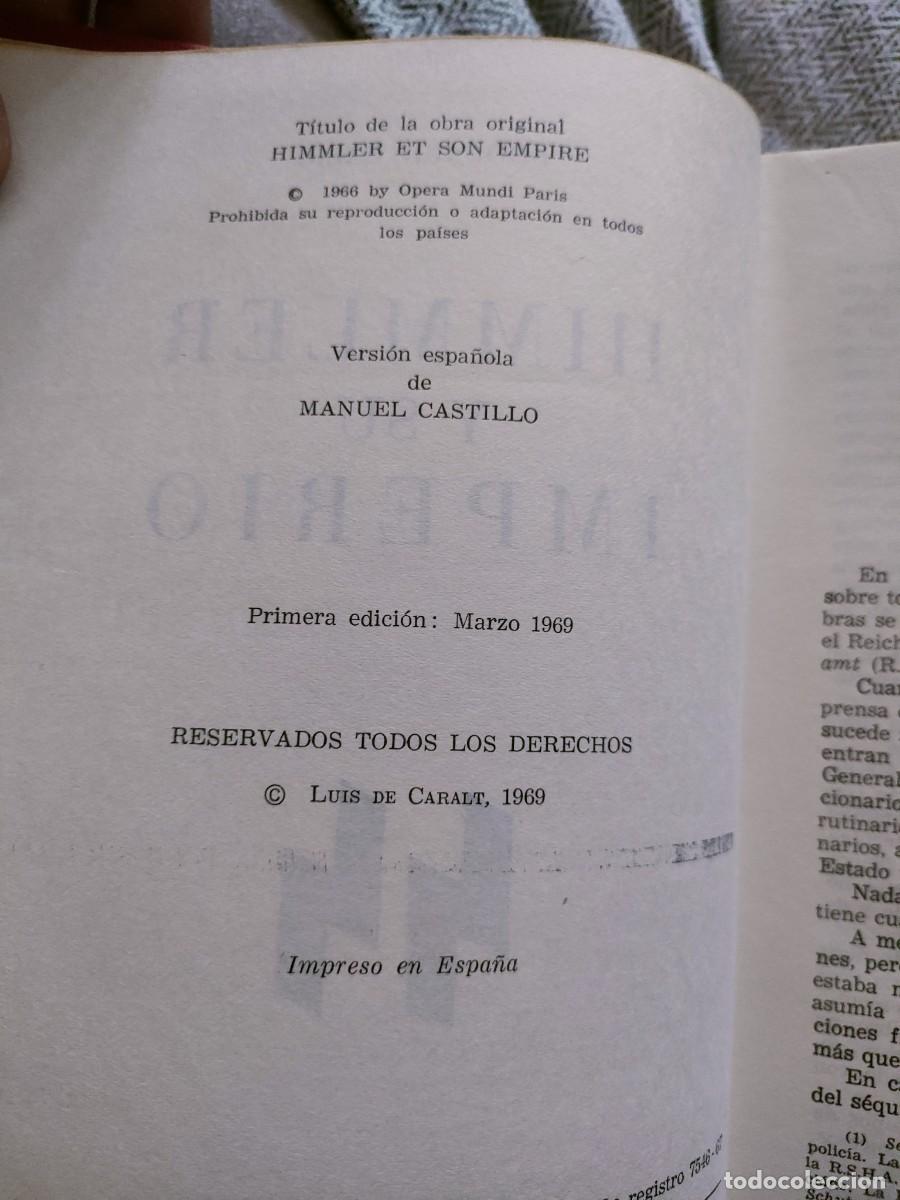 Libros de segunda mano: HIMMLER Y SU IMPERIO - Foto 2