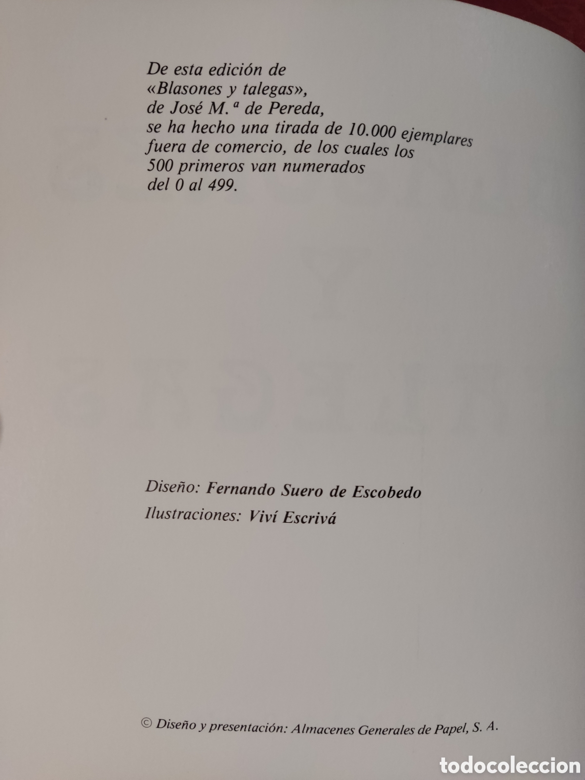 Libros de segunda mano: Blasones y talegas a&ntilde;o 1987 - Foto 3
