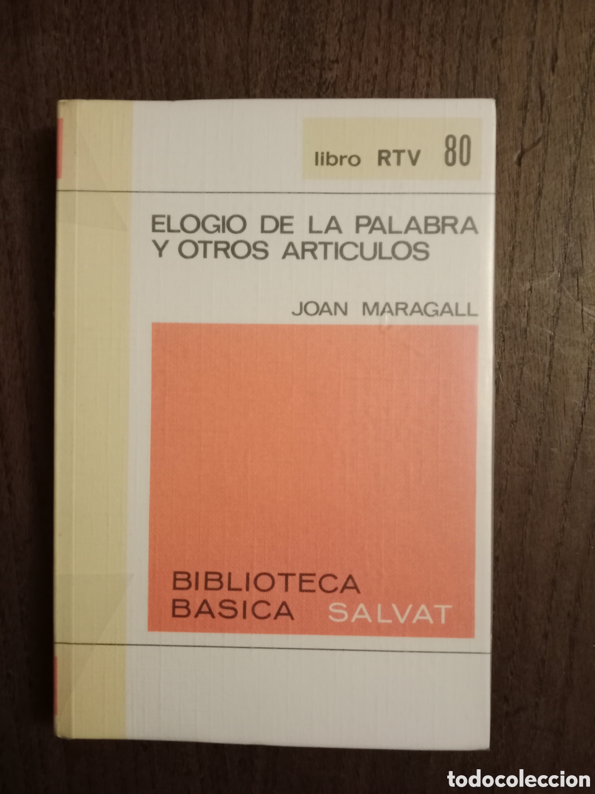 Libros de segunda mano: Libro elogios de la palabra y otros art&iacute;culos de Joan maragall - Foto 1