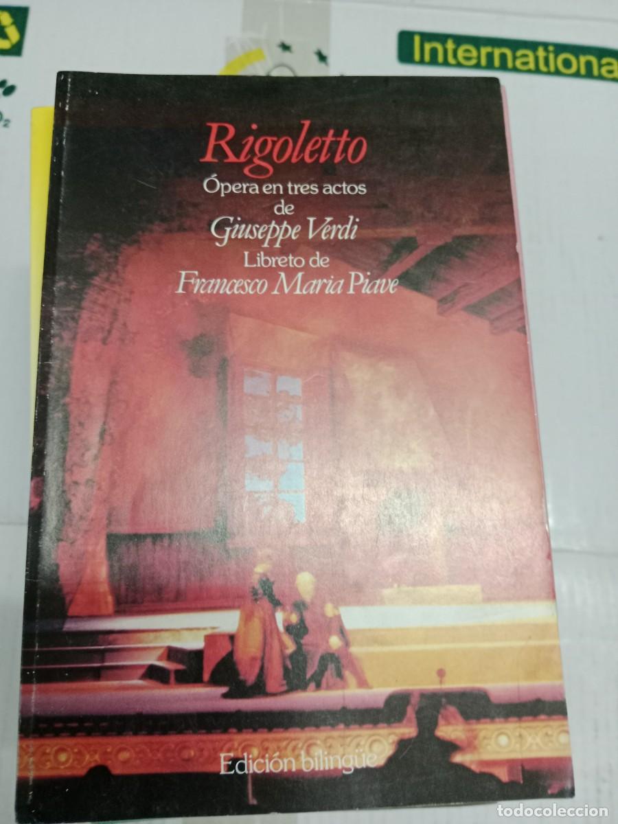 Libros de segunda mano: E-ARY LIBRO RIGOLETTO BILINGUE MUSICA - Foto 1