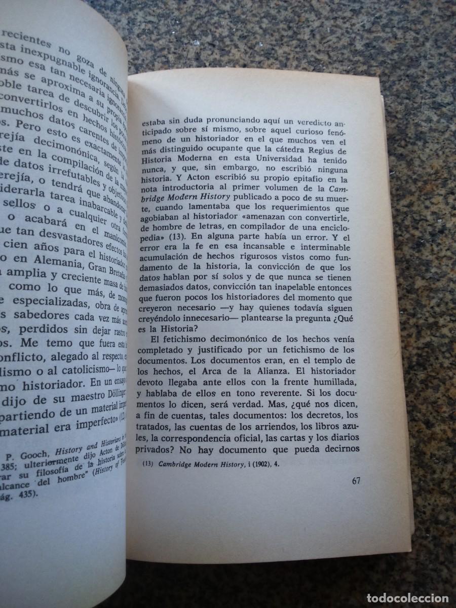 Libros de segunda mano: &iquest;QUE ES HISTORIA? EDWARD H. CARR -- ARIEL 1987 -- - Foto 2