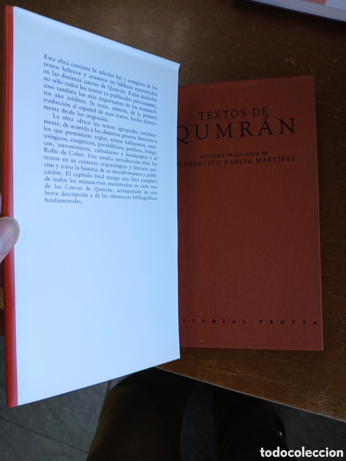 Libros de segunda mano: Textos de Qumr&aacute;n (Trotta, tapa dura) - Foto 4