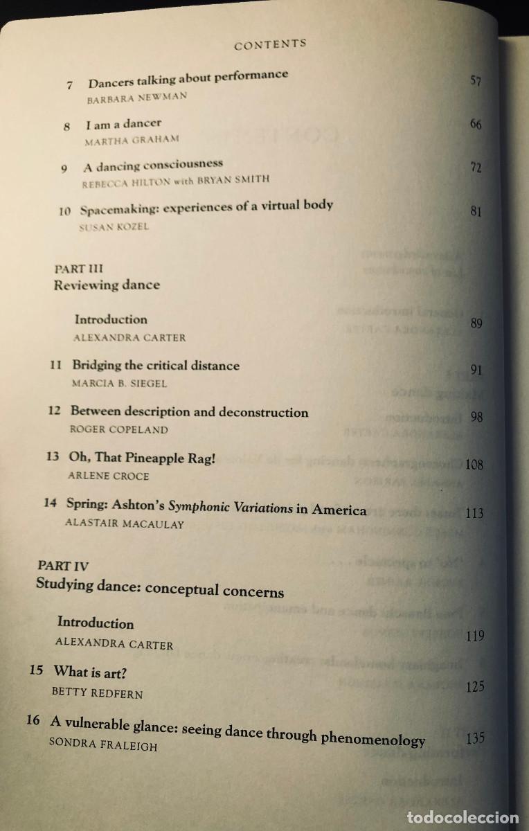 Libros de segunda mano: Routledge Dance Studies Reader - Foto 3