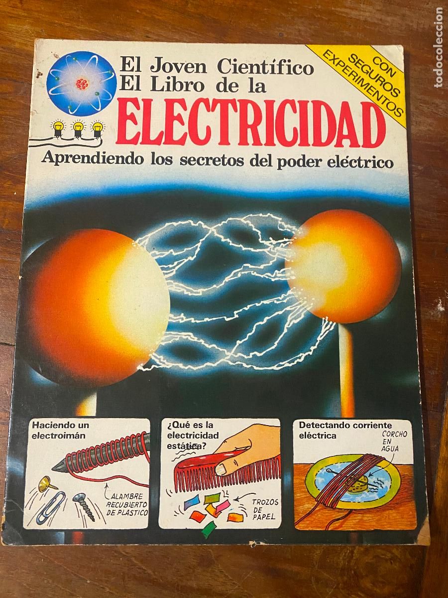 Libros de segunda mano: EL JOVEN CIENT&Iacute;FICO. EL LIBRO DE LA ELECTRICIDAD. PLESA/SM - Foto 1