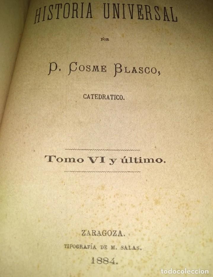 Libros de segunda mano: Historia universal. Cosme Blasco - Foto 4
