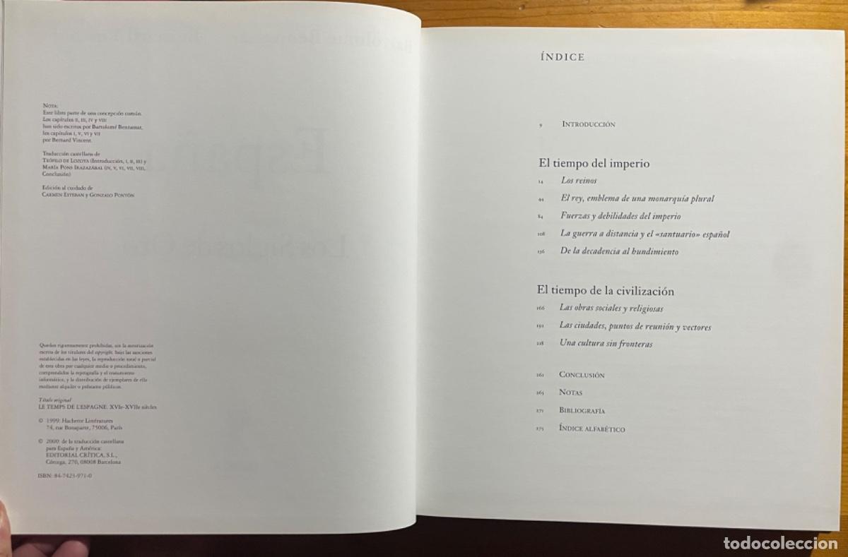 Libros de segunda mano: ESPA&Ntilde;A- LOS SIGLOS DE ORO- BARTOLOME BENNASSAR- BERNARD VINCENT- 1999 - Foto 12