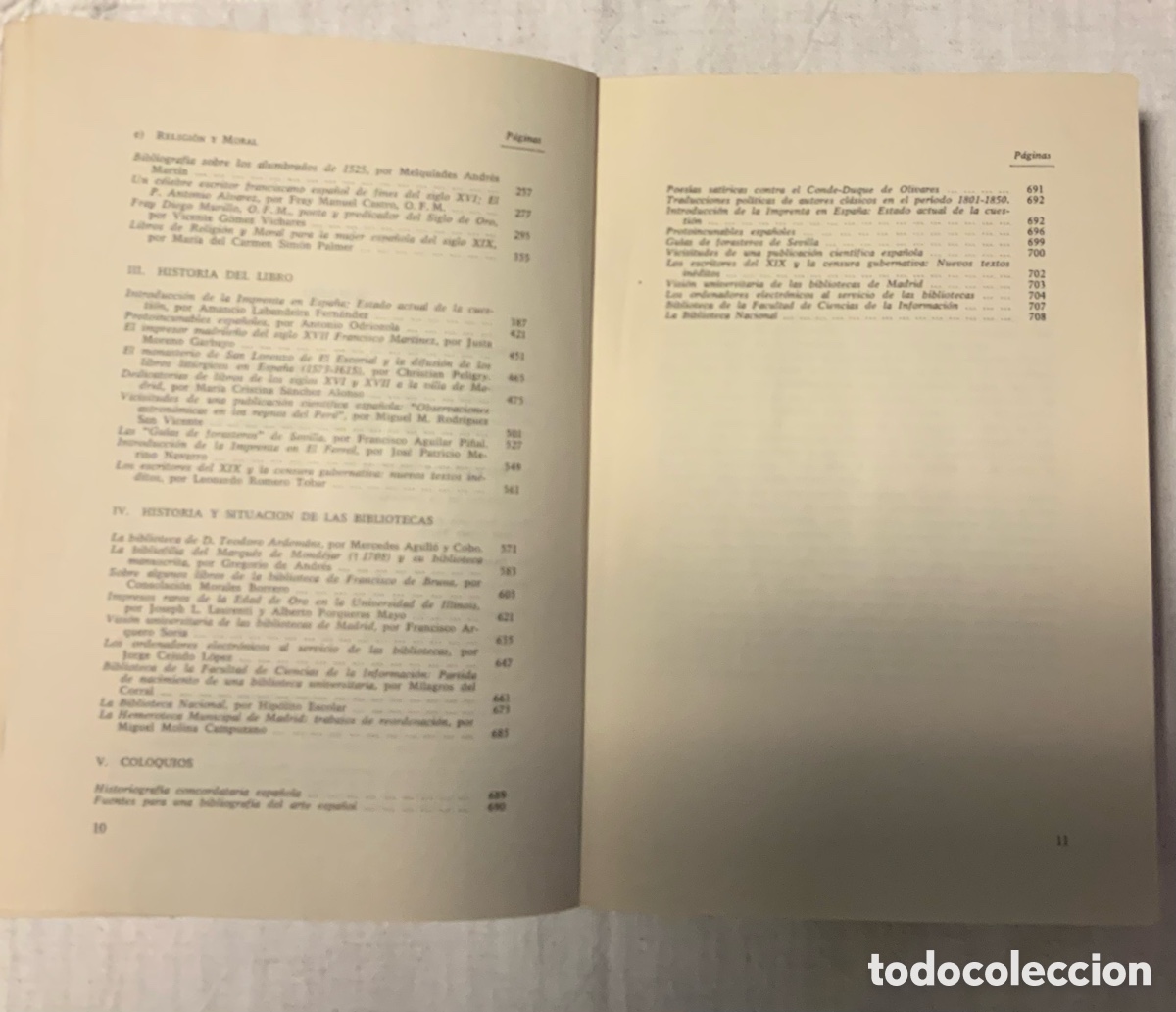 Libros de segunda mano: Primeras Jornadas de Bibliograf&iacute;a - Foto 6