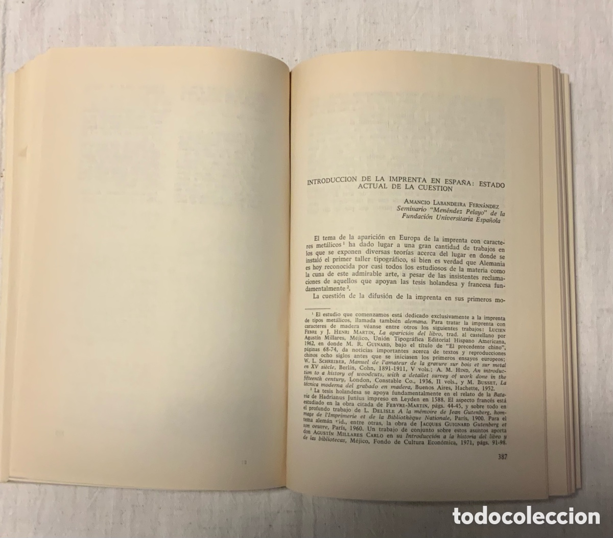 Libros de segunda mano: Primeras Jornadas de Bibliograf&iacute;a - Foto 8