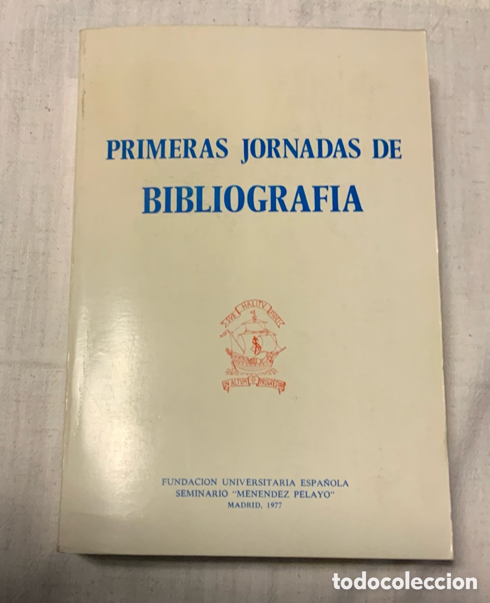 Libros de segunda mano: Primeras Jornadas de Bibliograf&iacute;a - Foto 1