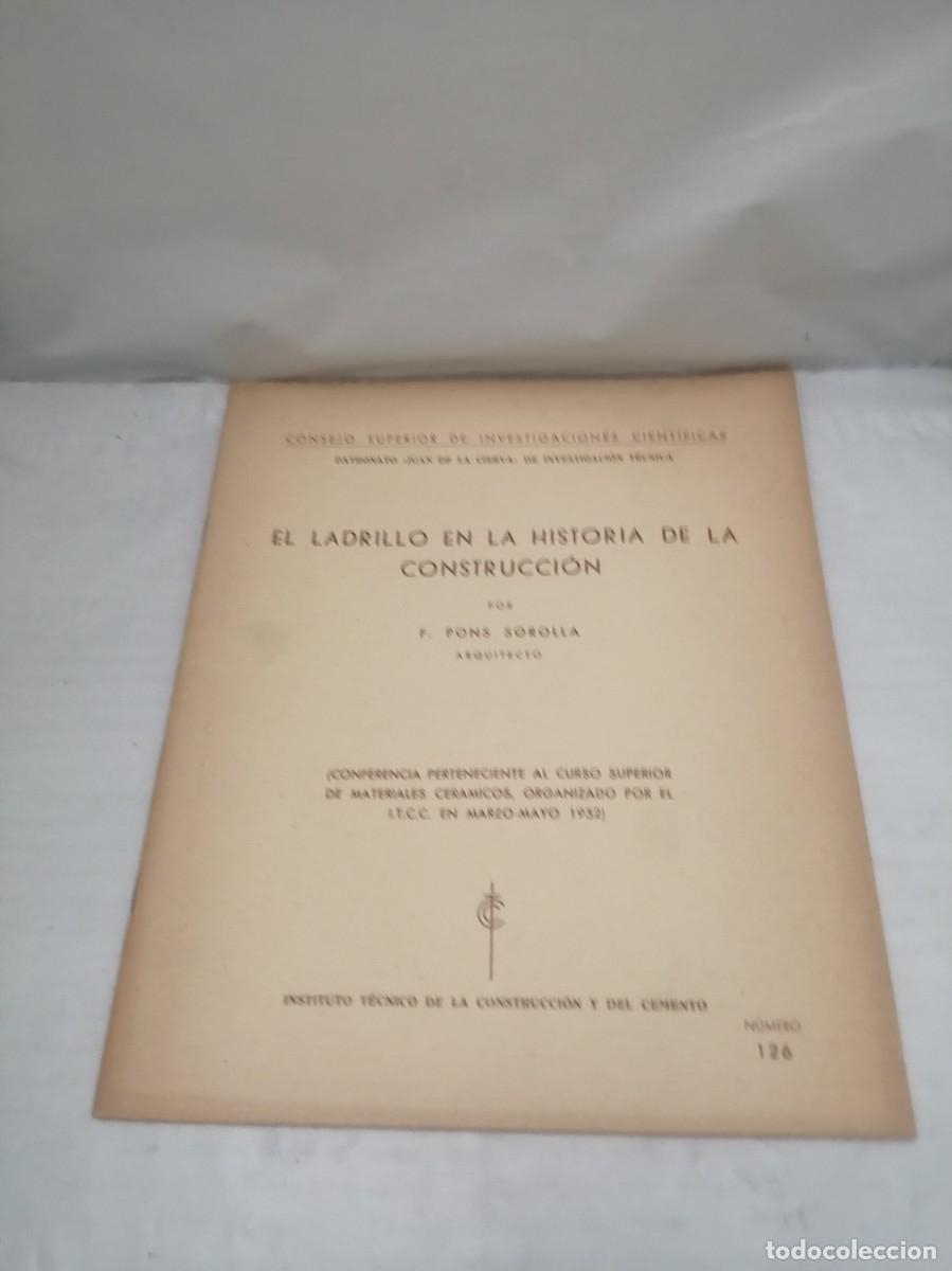 Libros de segunda mano: El ladrillo en la historia de la construcci&oacute;n - Foto 1