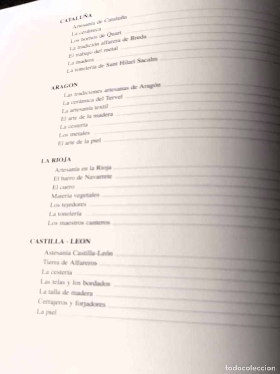 Libros de segunda mano: Artesan&iacute;a popular de Espa&ntilde;a, 2 tomos, ediciones Rayuela, 1994, - Foto 7