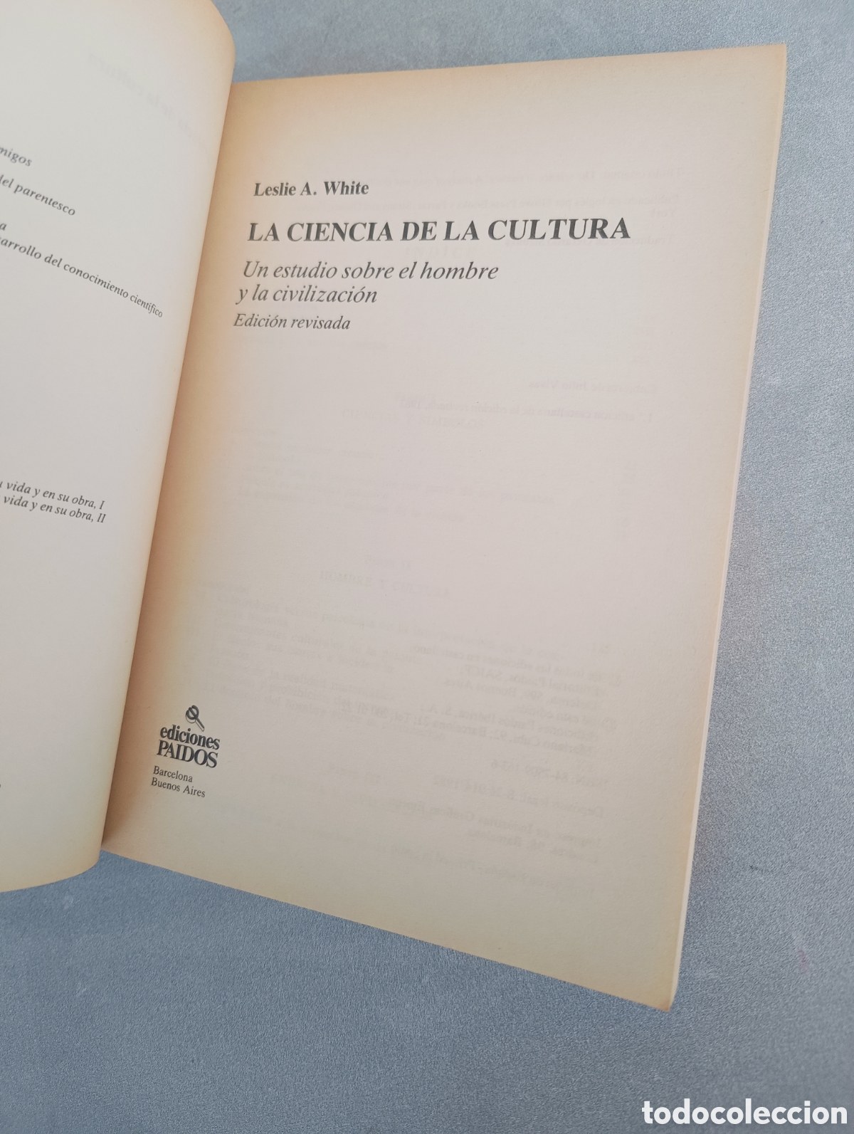 Libros de segunda mano: La ciencia de la cultura. L. A. White. - Foto 4
