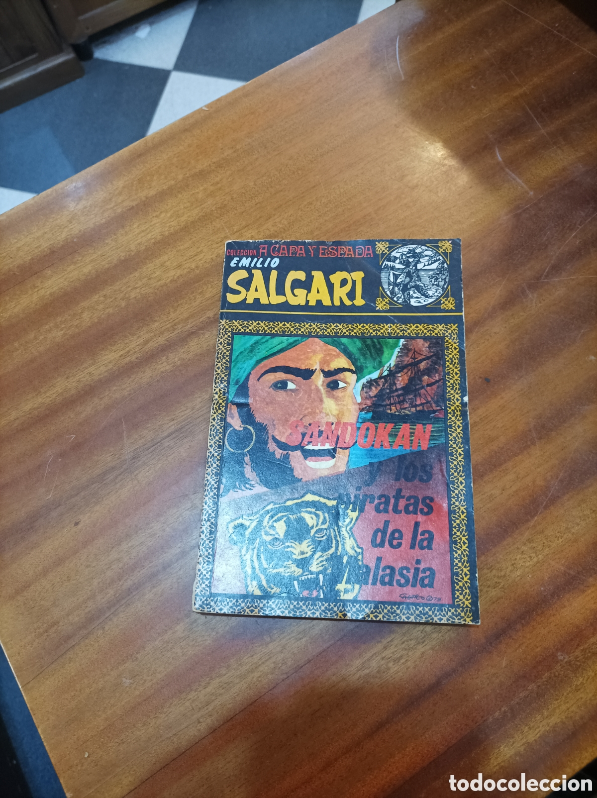 Libri di seconda mano: SANDOKAN Y LOS PIRATAS DE LA MALASIA.EMILIO SALGARI 1EDICION TIRADA 20000 EJEMPLARES