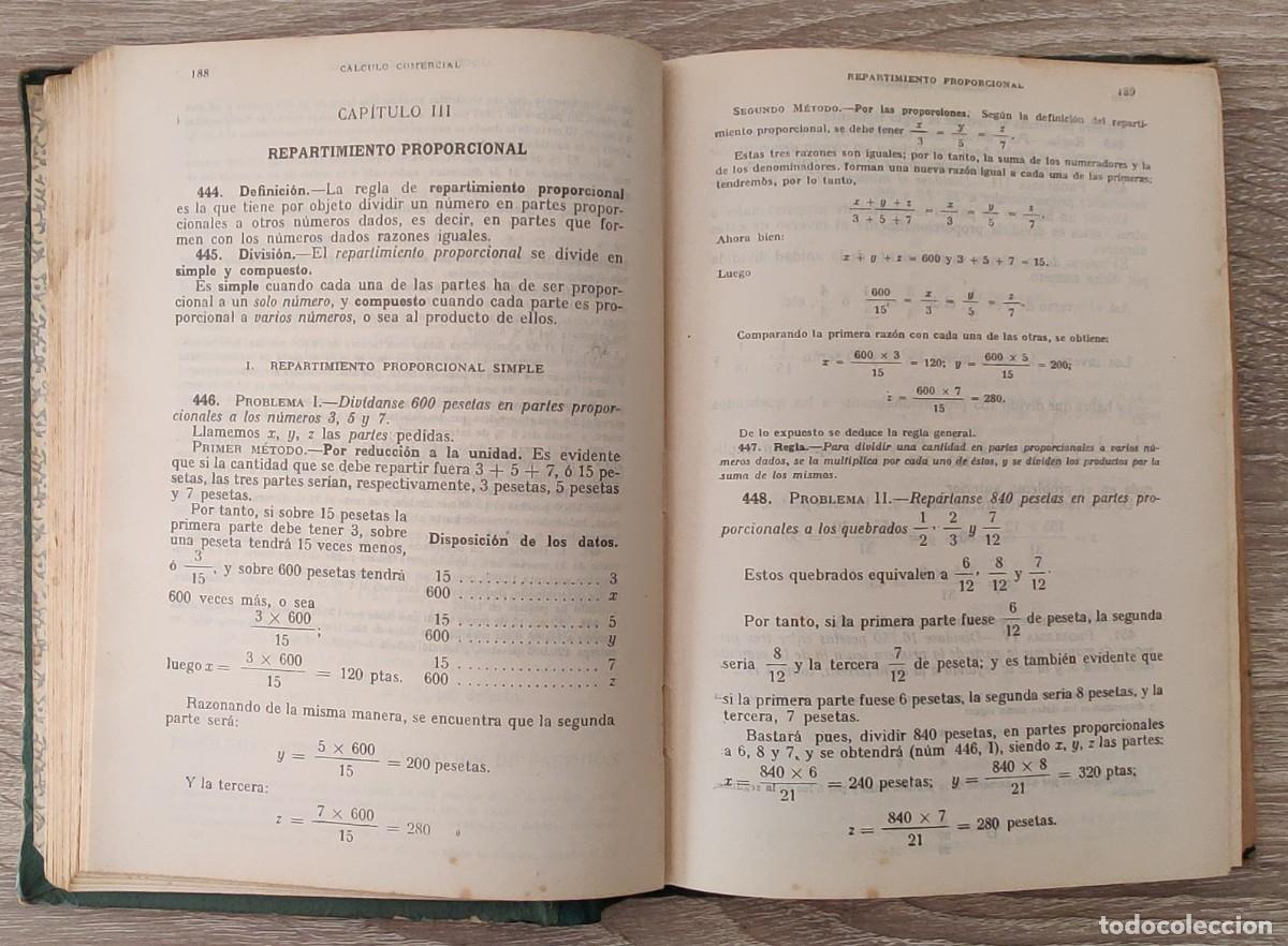 Libros de segunda mano: Libro. Calculo comercial. Editorial Bru&ntilde;o. A&ntilde;o 1955. - Foto 9