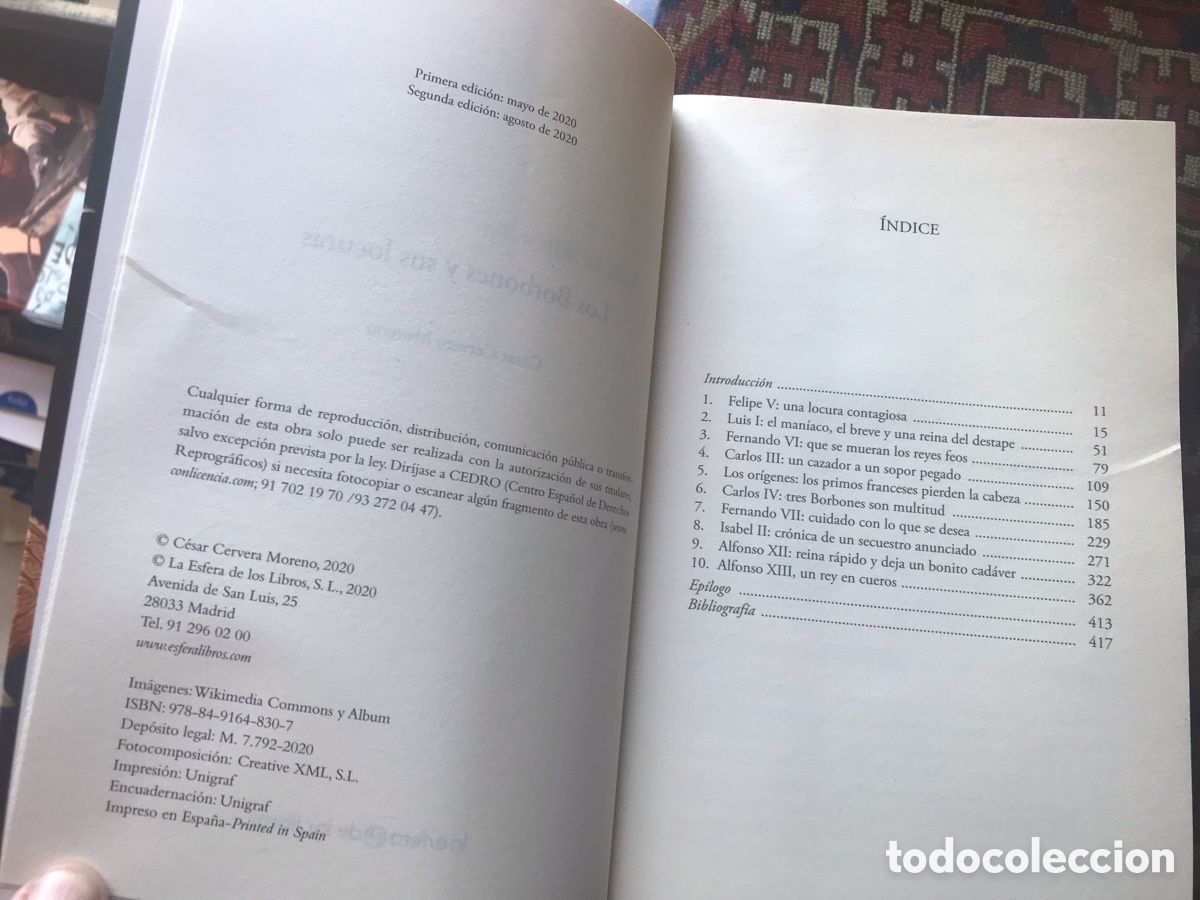 Libros de segunda mano: Los Borbones y sus locuras. C&eacute;sar Cervera moreno - Foto 5